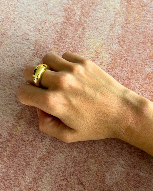 Anillo Golden Chunk