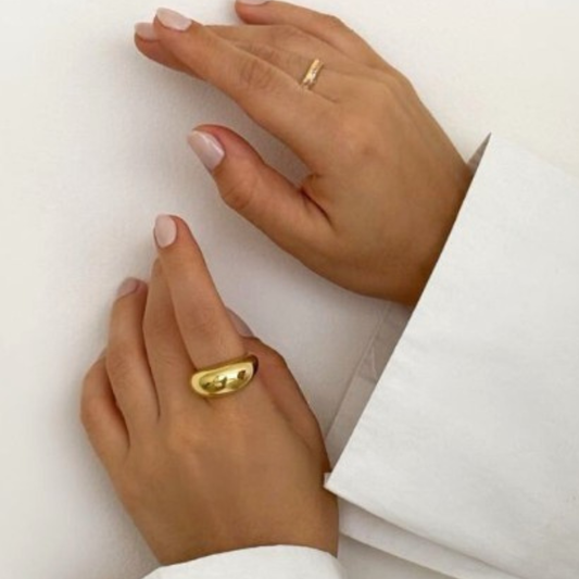 Anillo Golden Chunk