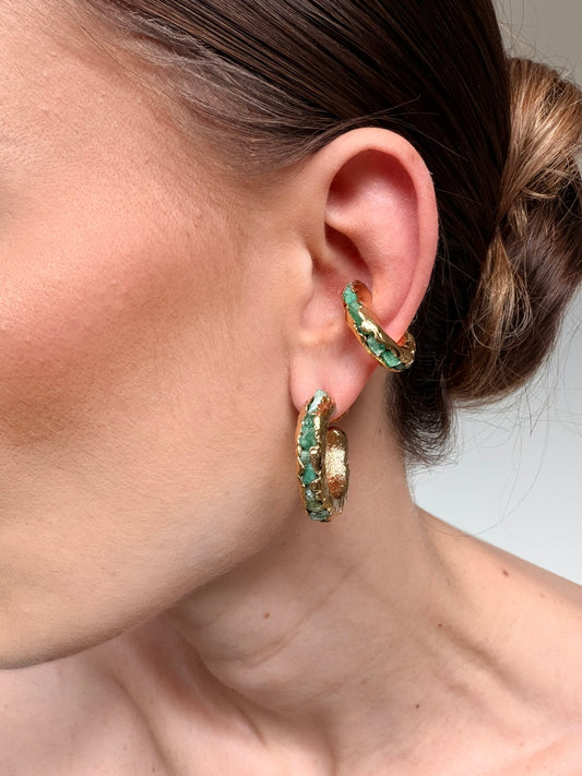 Set Arde la Selva (Aretes + Earcuff)