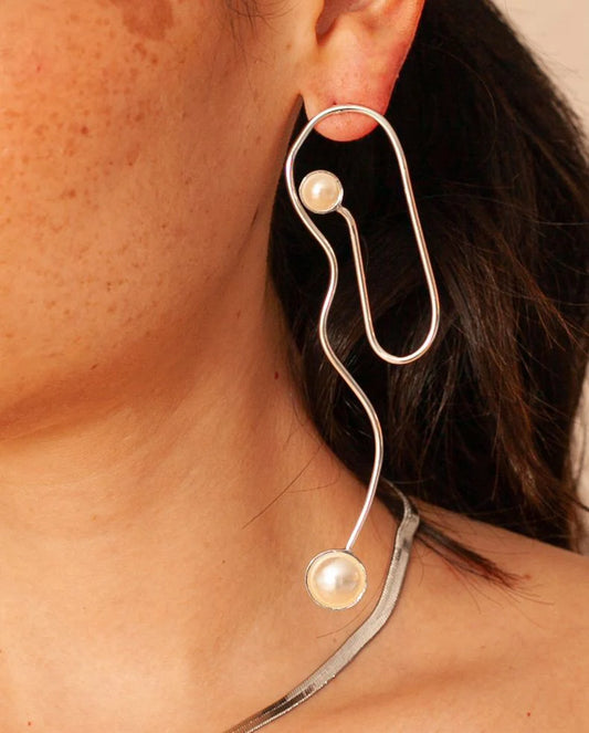 Aretes Afrodita Silver