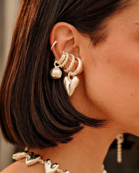 Earcuff Corazón profundo