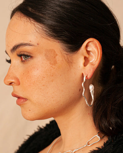 Aretes Hoops Silente