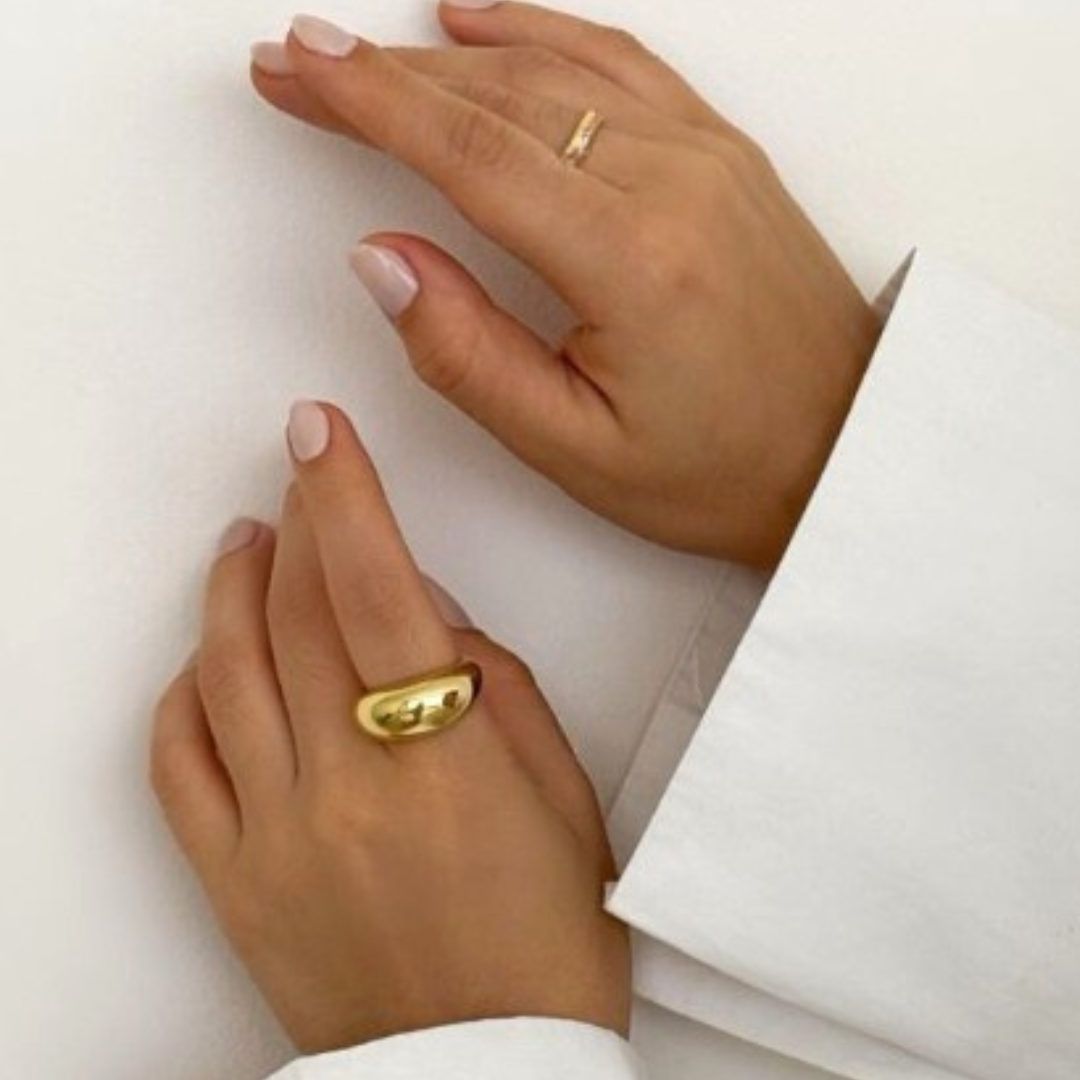 Anillo Golden Chunk