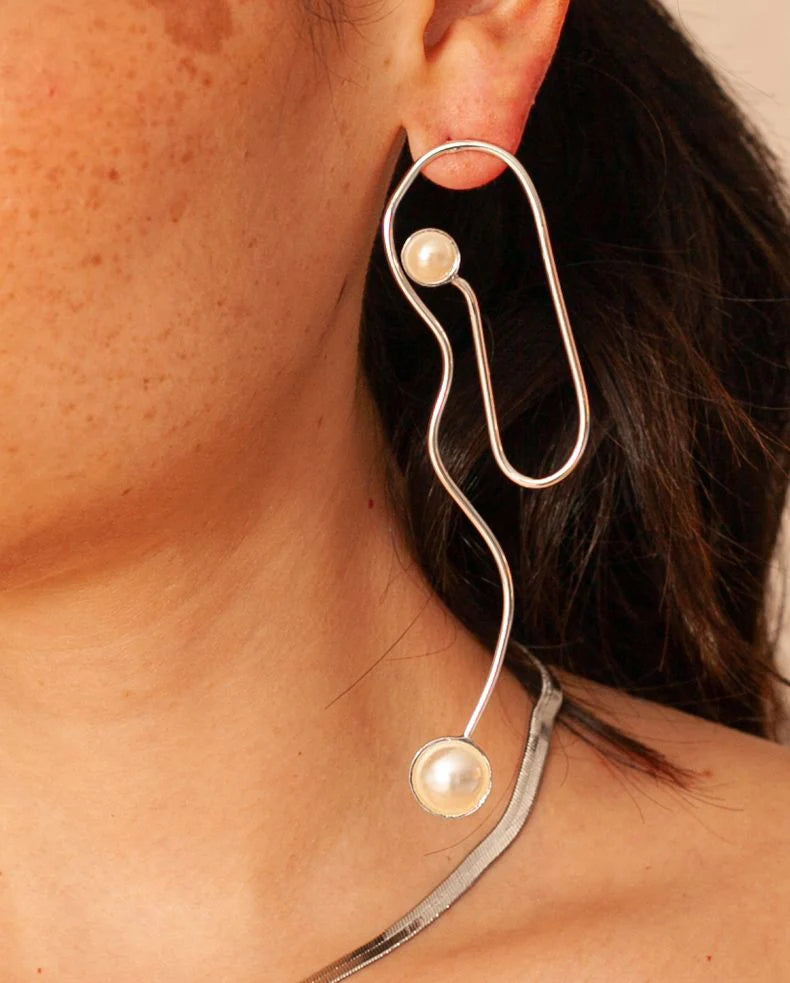 Aretes Afrodita Silver